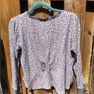 Pijama stretch cotton.leopard print.